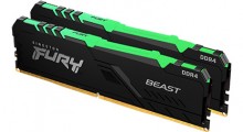 Ram Kingston FURY Beast RGB 32GB (2x16GB) DDR4 3200MHz