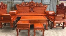 Bộ bàn ghế hoàng gia gỗ hương đá
