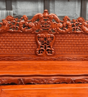Bộ bàn ghế hoàng gia gỗ hương đá