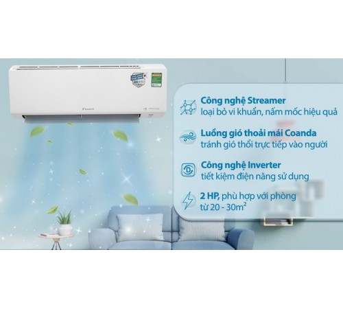 Máy lạnh Daikin Inverter 2 HP FTKF50XVMV