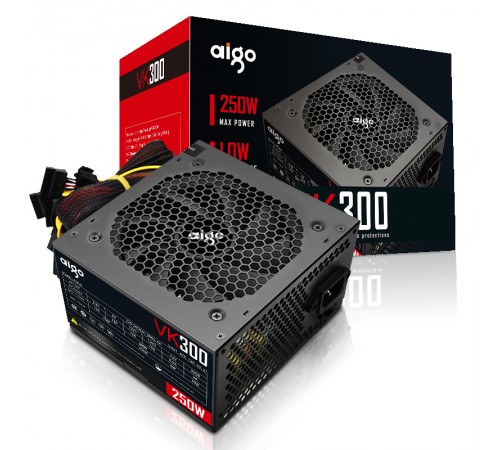 Nguồn máy tính AIGO VK300 - 250W (Màu Đen)